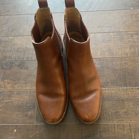 Madewell The Ainsley Chelsea brown leather boots - Picture 5 of 11